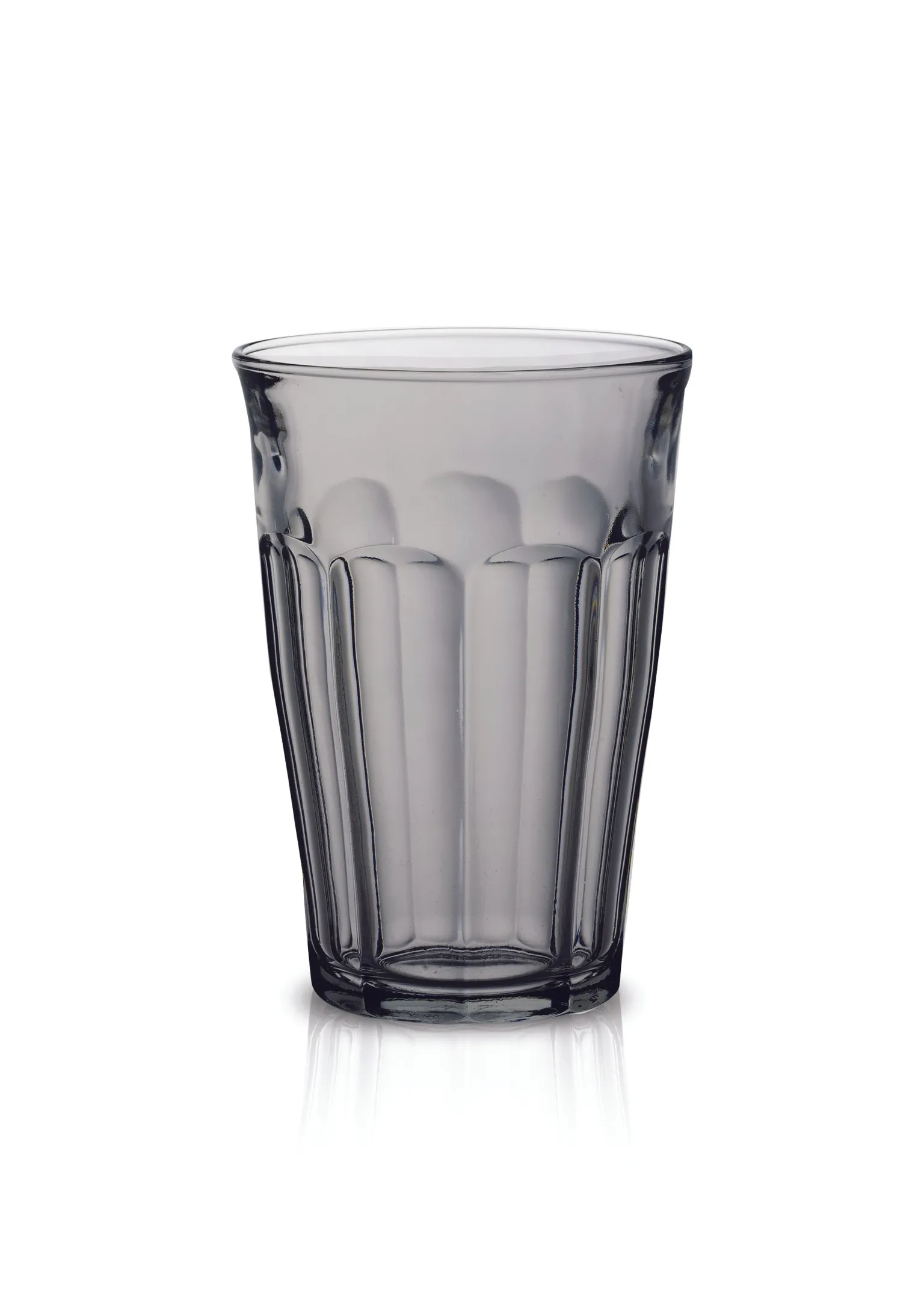 Grey Glass Tumbler - Set of 6